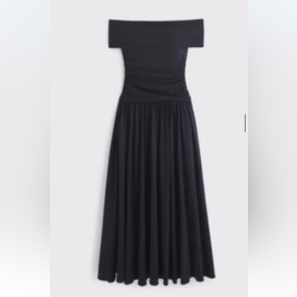 Abercrombie & Fitch Black Strapless Dress